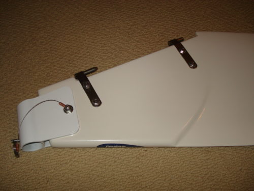 A Gresham Marine Lido 14 custom rudder