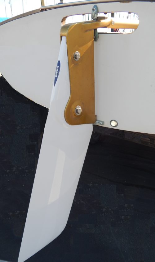 Have your Gresham rudder installed professionally to ensure the best perfiormance. Have your Gresham rudder installed professionally to ensure the best perfiormance.