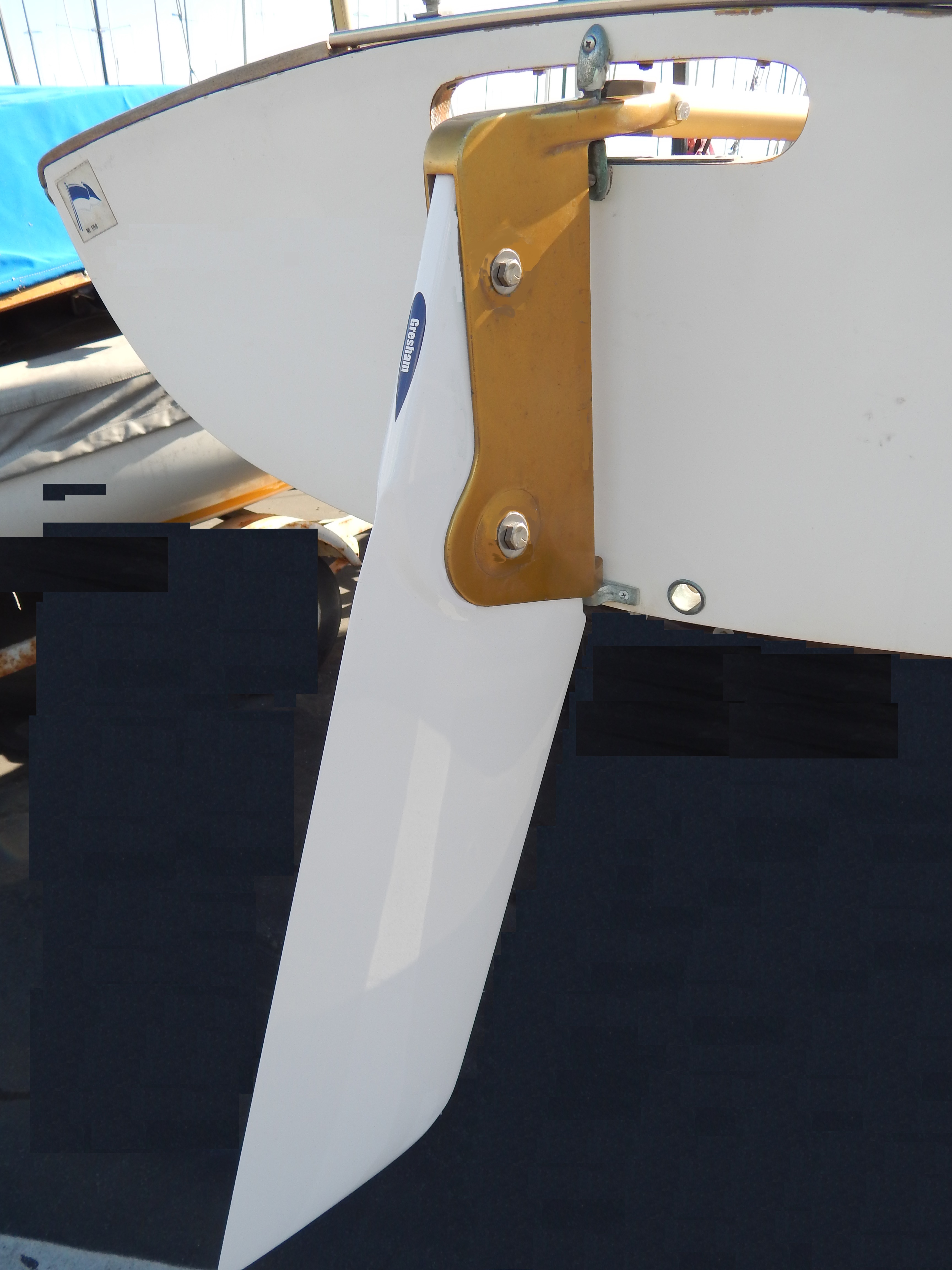 sailboat rudder replacement