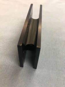 Sabot mast rake adjuster. Allows positioning of a mast forward or aft for a Naples sabot.