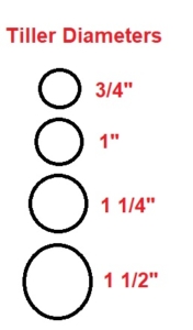 Tiller Diameters