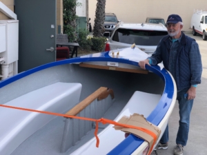 Lido 14 sail boat restoration. Paint, fiberglass, anodizing, all new teak, woodworking