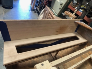wood Naples sabot restoration Brian Thomas rigging varnish woodwork