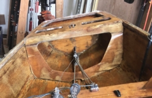 wood Naples sabot restoration Brian Thomas rigging varnish woodwork