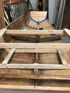wood Naples sabot restoration Brian Thomas rigging varnish woodwork