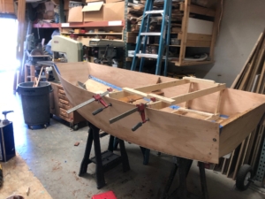 wood Naples sabot restoration Brian Thomas rigging varnish woodwork