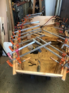 wood Naples sabot restoration Brian Thomas rigging varnish woodwork