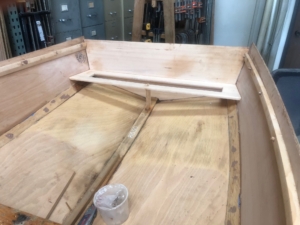 wood Naples sabot restoration Brian Thomas rigging varnish woodwork