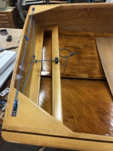 wood Naples sabot restoration Brian Thomas rigging varnish woodwork