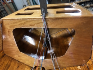 wood Naples sabot restoration Brian Thomas rigging varnish woodwork