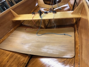 wood Naples sabot restoration Brian Thomas rigging varnish woodwork