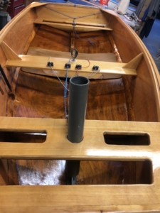 wood Naples sabot restoration Brian Thomas rigging varnish woodwork