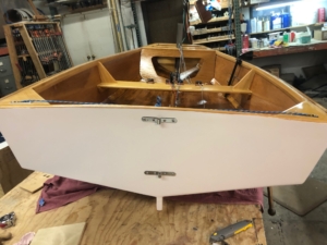 wood Naples sabot restoration Brian Thomas rigging varnish woodwork