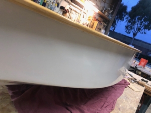 wood Naples sabot restoration Brian Thomas rigging varnish woodwork
