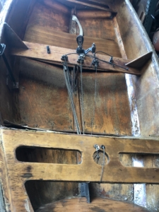 wood Naples sabot restoration Brian Thomas rigging varnish woodwork