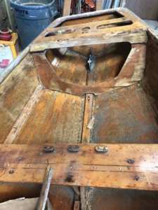 wood Naples sabot restoration Brian Thomas rigging varnish woodwork