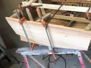 wood Naples sabot restoration Brian Thomas rigging varnish woodwork