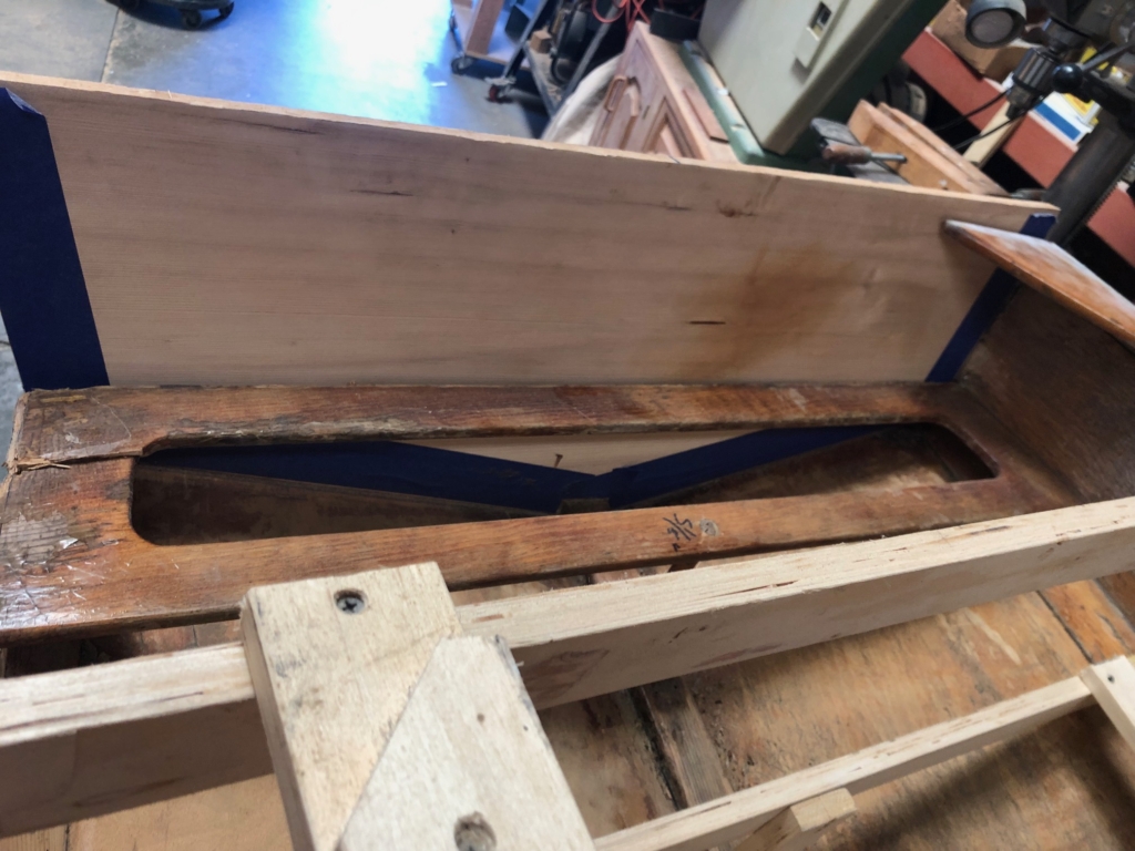 wood Naples sabot restoration Brian Thomas rigging varnish woodwork
