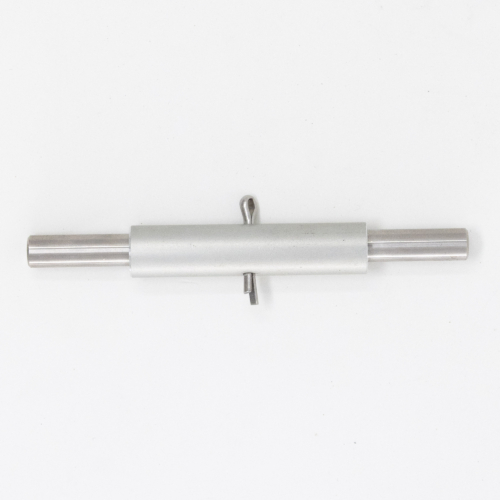 Cal 20 mast step compression pin fits into a traditional Cal 20 mast step and holds the mast on to the mast step and eliminates compression of the mast.