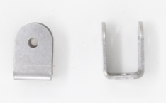 Cal 20 spreader bracket holds the spreader to the mast. made from stainless steel.