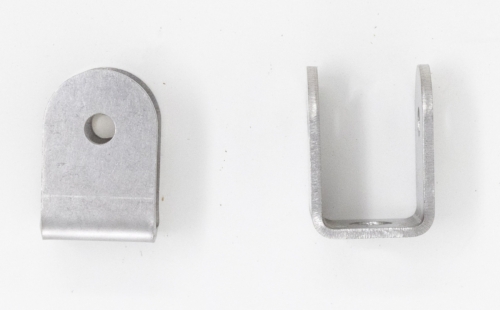 Cal 20 spreader bracket holds the spreader to the mast. made from stainless steel.