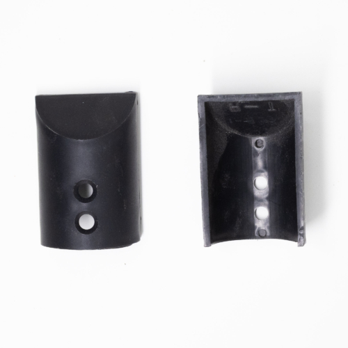 Rub rail end caps securely hold the ends of the rub rail in place.