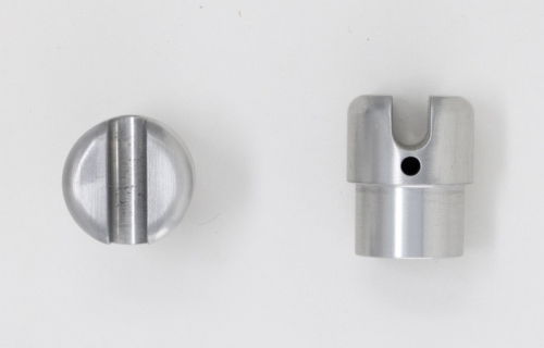 Cal 20 spreader tip ends are machined out of 6061 aluminum, are anodized, and come with seizing wire to secure the jumper wire.